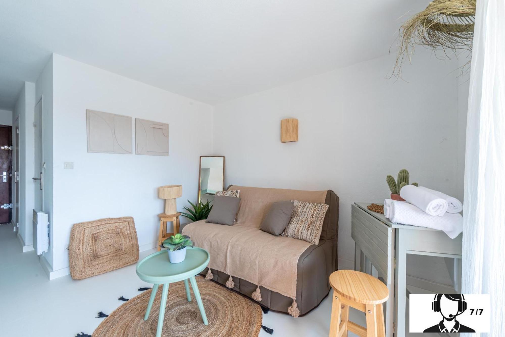 L'Athlantis - Cosy With Terrace And Parking Leilighet Saint-Cyprien  Eksteriør bilde